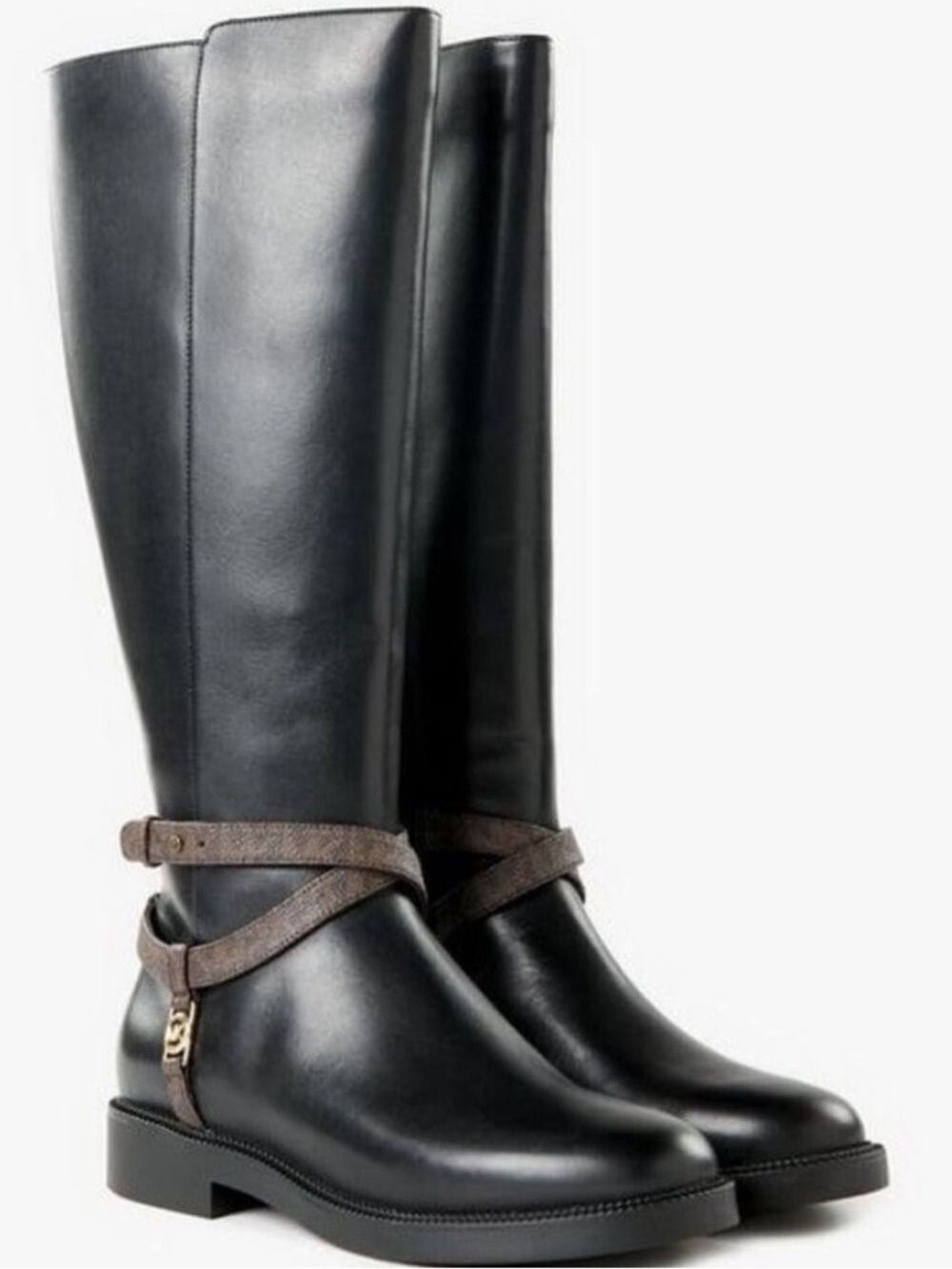NWOB $225 Michael Kors Abigail Riding Boots 7.5 Runs Small